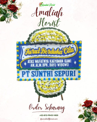 Papan Bunga Duka di Curup Tengah