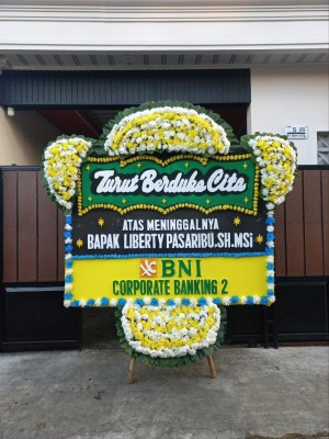 Papan Bunga Duka di Curup Tengah