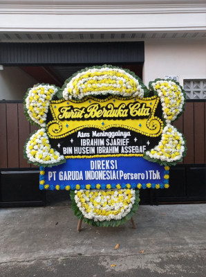 Papan Bunga Duka di Curup Tengah
